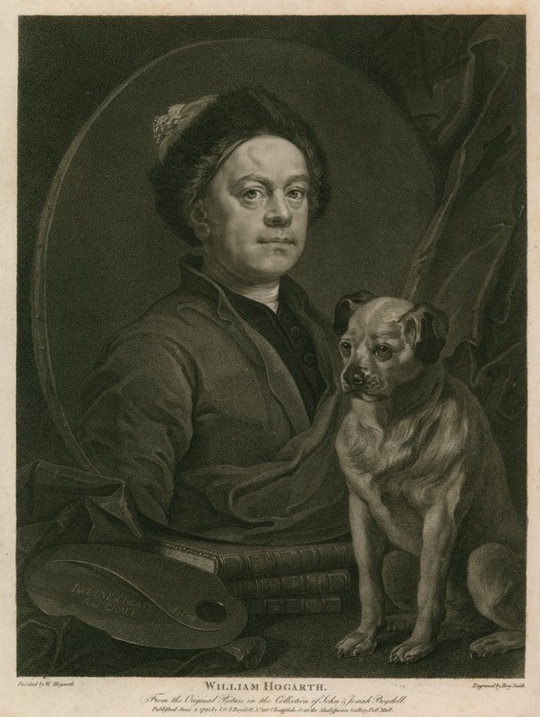 Autoportret Williama Hogartha autorstwa William Hogarth
