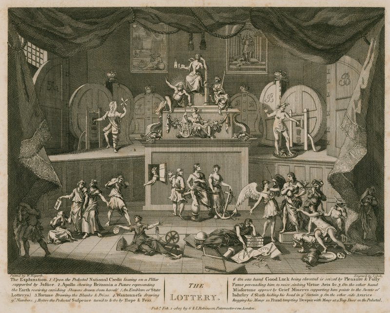 Loteria autorstwa William Hogarth