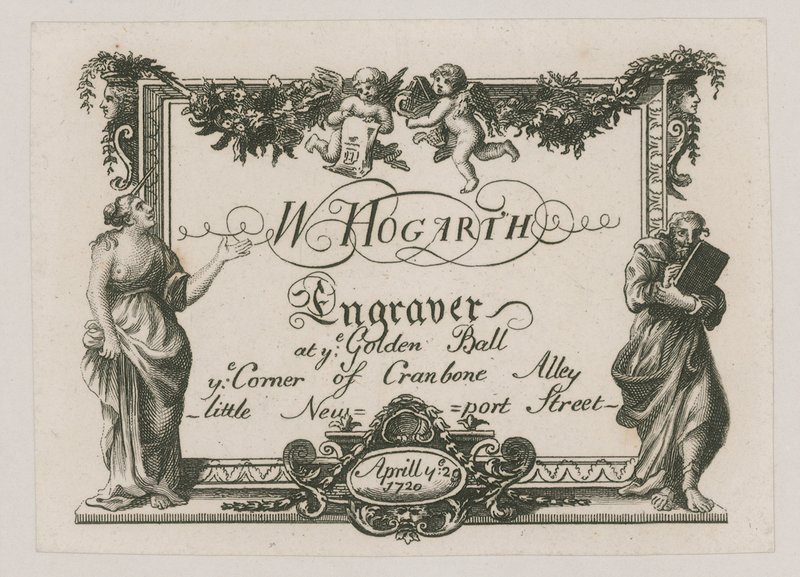 Karta handlu dla W Hogarth autorstwa William Hogarth