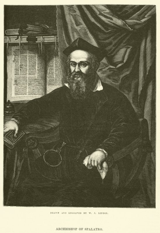 Arcybiskup Spalatro autorstwa William James Linton