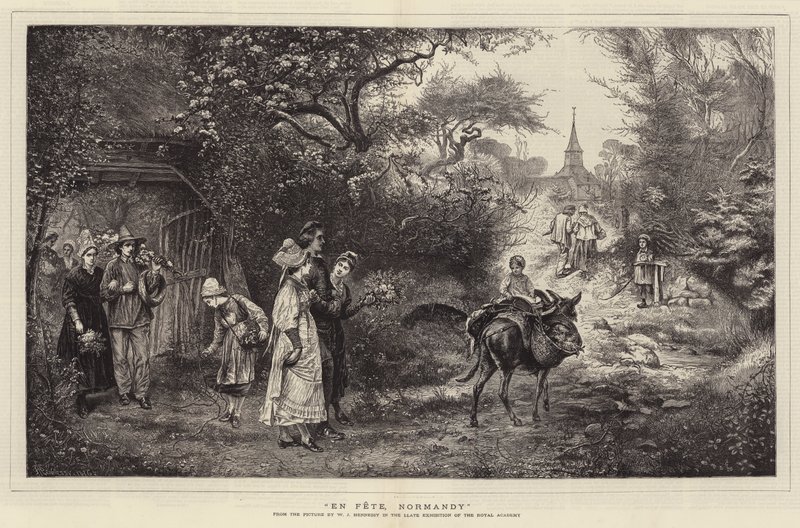 W Fete w Normandii autorstwa William John Hennessy