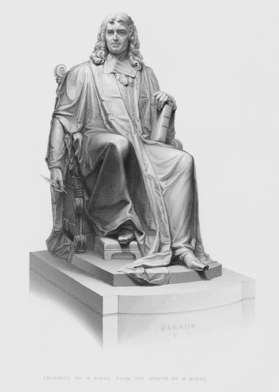 Barrow, grawer W Roffe z posągu M Noble (grafika) autorstwa William John Roffe