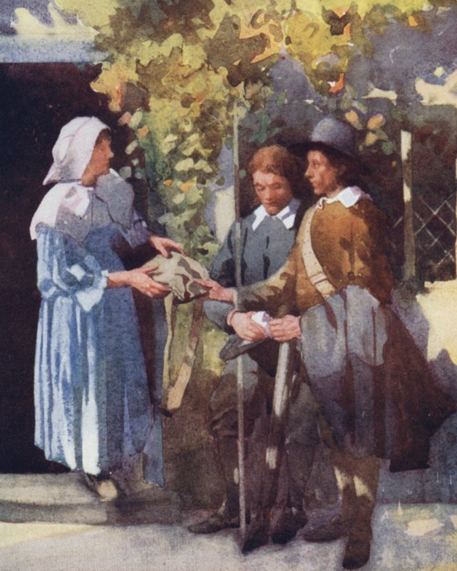 Ilustracja do The Compleat Angler autorstwa Izaaka Waltona (litografia kolorowa) autorstwa William Lee Hankey