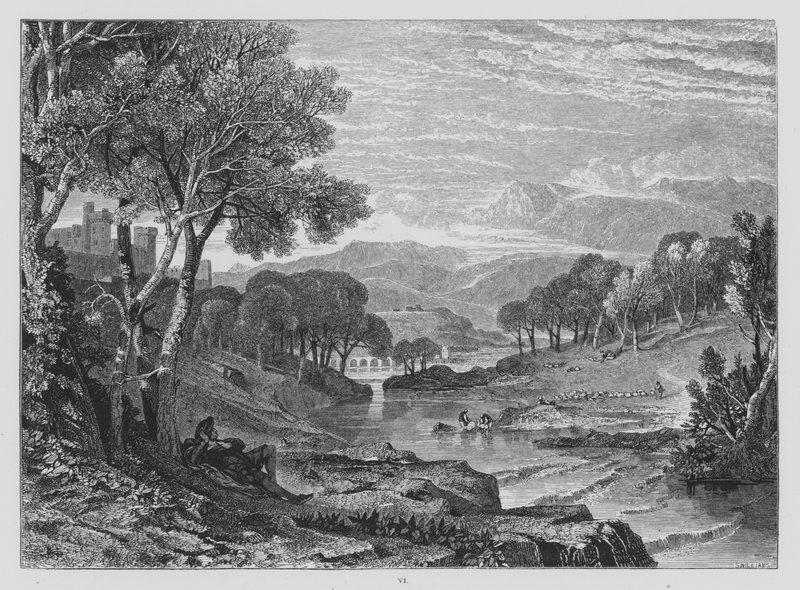 John Milton, L’Allegro (grafika) autorstwa William Leighton (after) Leitch