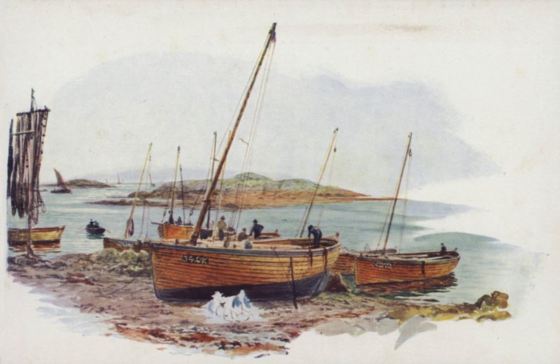 Loch Fyne Łyżka śledziowa w Tarbet autorstwa William Lionel Wyllie