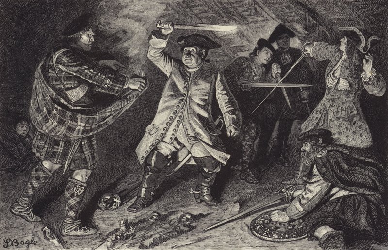 Walcz w karczmie w Clachan of Aberfoil autorstwa William Lockhart Bogle