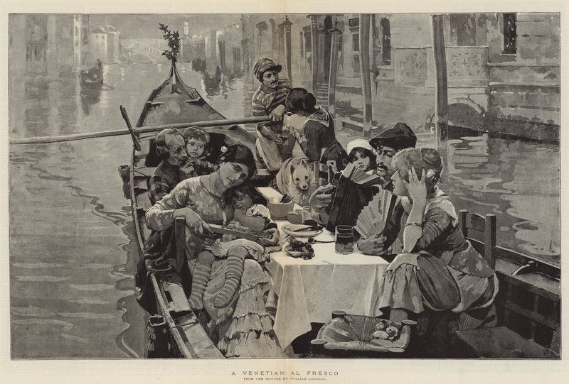 Weneckie Al Fresco autorstwa William Logsdail