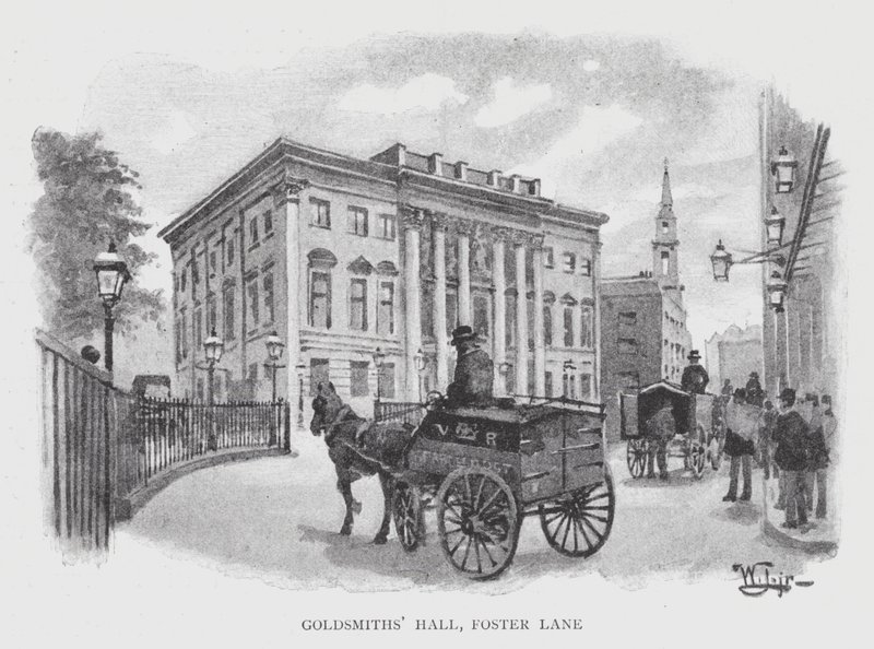 Sala Złotników, Foster Lane (lito) autorstwa William Luker