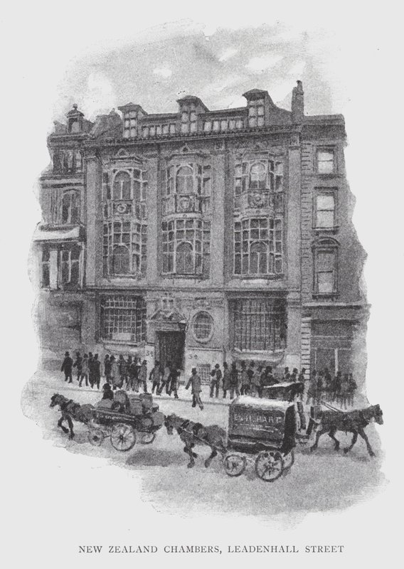 Komory Nowej Zelandii, Leadenhall Street (lito) autorstwa William Luker