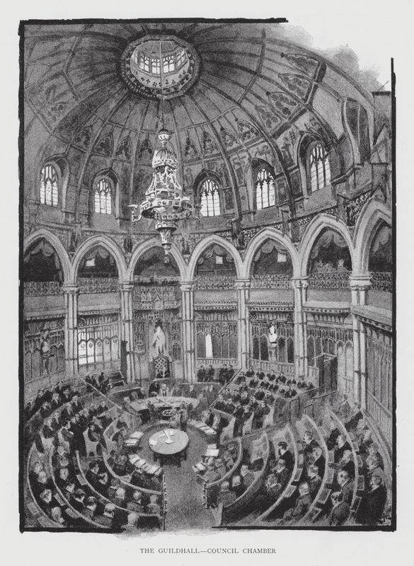 Sala Gildii, Sala Rady (lito) autorstwa William Luker