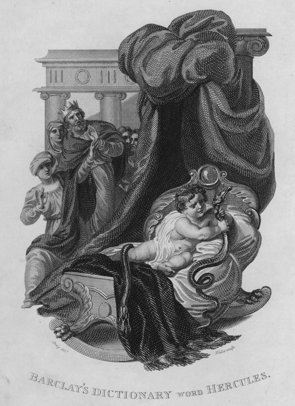 Słownik Barclays, słowem: Herkules (rycina) autorstwa William Marshall (after) Craig