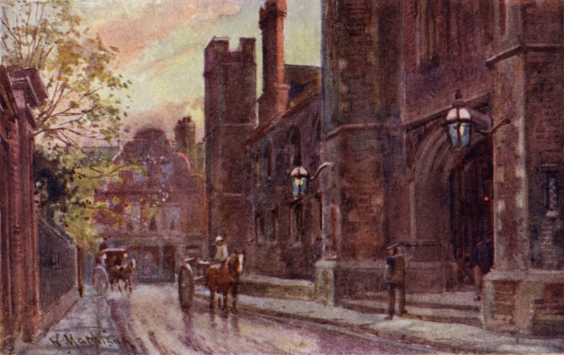 Brama wejściowa, Queens College autorstwa William Matthison