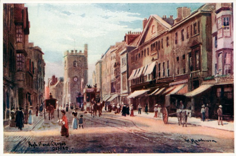 High Street, koniec Carfax autorstwa William Matthison