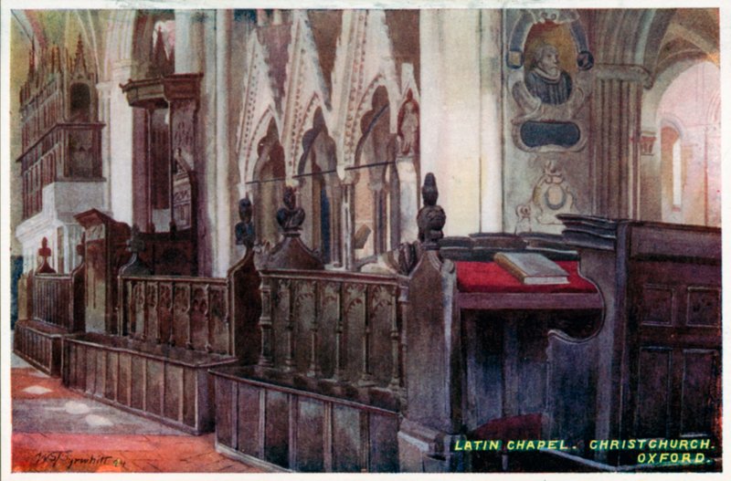 Kaplica Łacińska, Christchurch Oxford autorstwa William Matthison