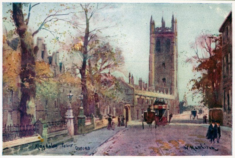 Magdalen College Tower autorstwa William Matthison