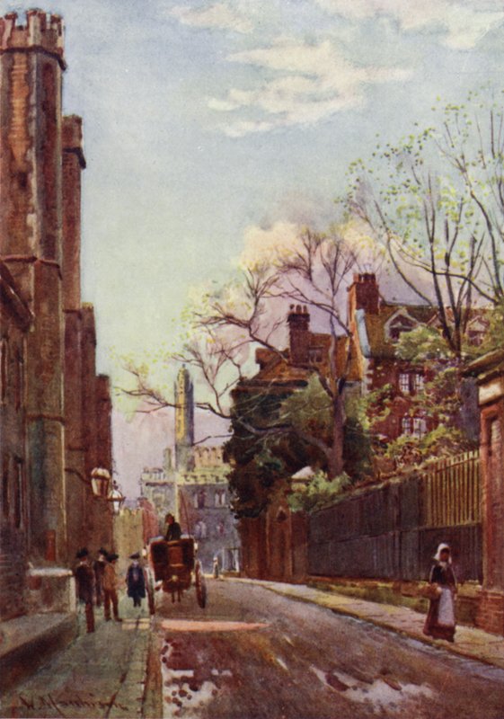 Queens Lane, miejsce starej ulicy Młyńskiej autorstwa William Matthison