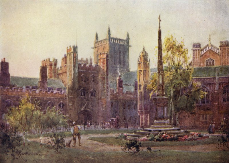Brama i wieża St Johns College autorstwa William Matthison