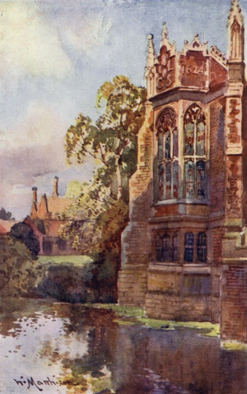 Okno Biblioteki, St Johns College, od Mostu Westchnień autorstwa William Matthison