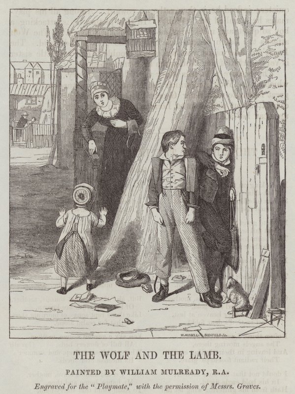 Wilk i Baranek autorstwa William Mulready