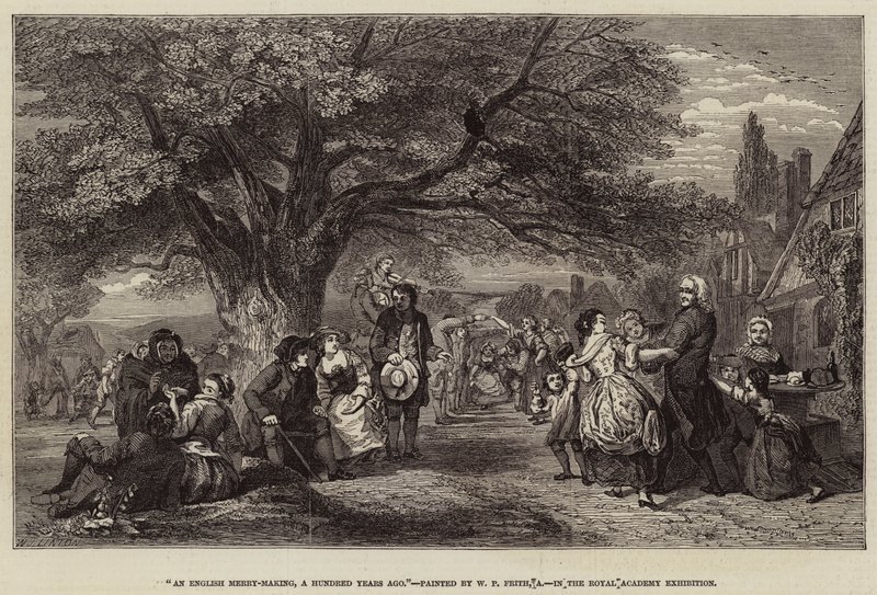 Angielska zabawa, sto lat temu autorstwa William Powell Frith