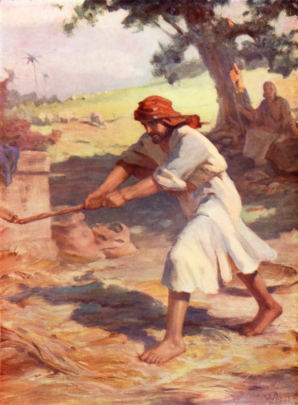 Gedeon przy klepisku, Księga Sędziów VI autorstwa William Pratt