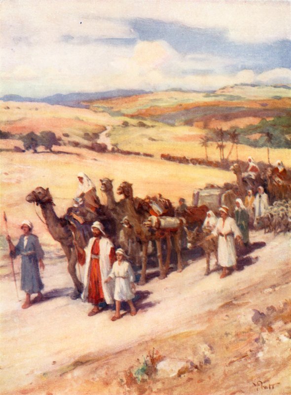 Powrót Jakuba do Kanaanu, Księga Rodzaju xxxi autorstwa William Pratt