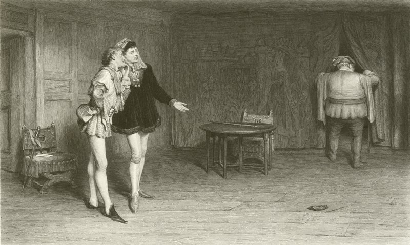 Książę Henryk Poins i Falstaff autorstwa William Quiller Orchardson