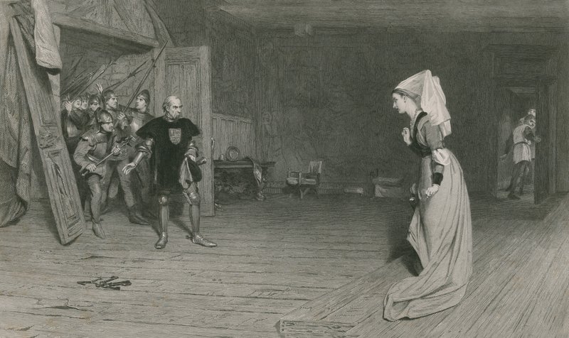 Talbot i hrabina Auvergne, Król Henryk VI, część pierwsza autorstwa William Quiller Orchardson