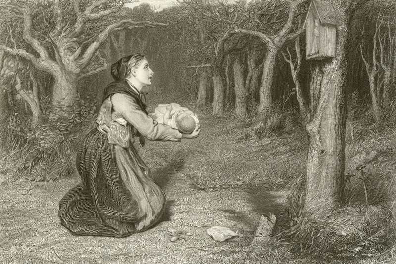Kapliczka w lesie autorstwa William Quiller Orchardson