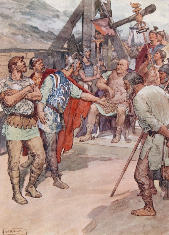 Marius i Ambasadorowie Cimbri (kolorowe zdjęcia) autorstwa William Rainey