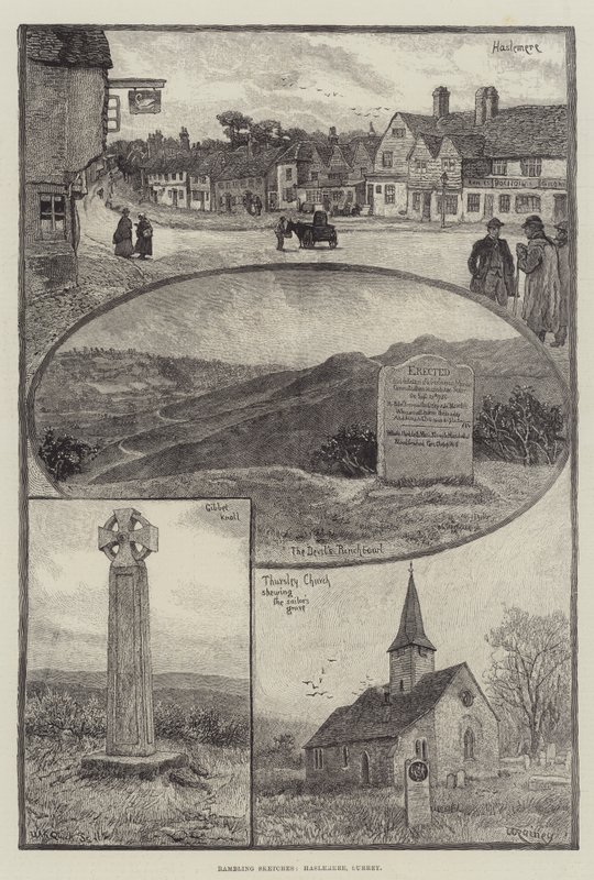 Wędrujące szkice, Haslemere, Surrey autorstwa William Rainey