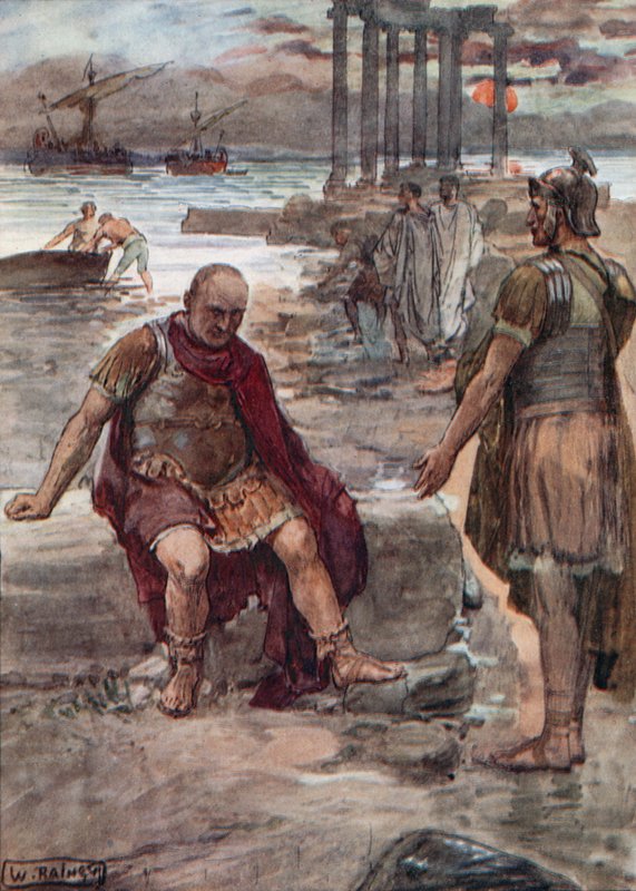 Wygnany Marius pośród ruin Kartaginy autorstwa William Rainey