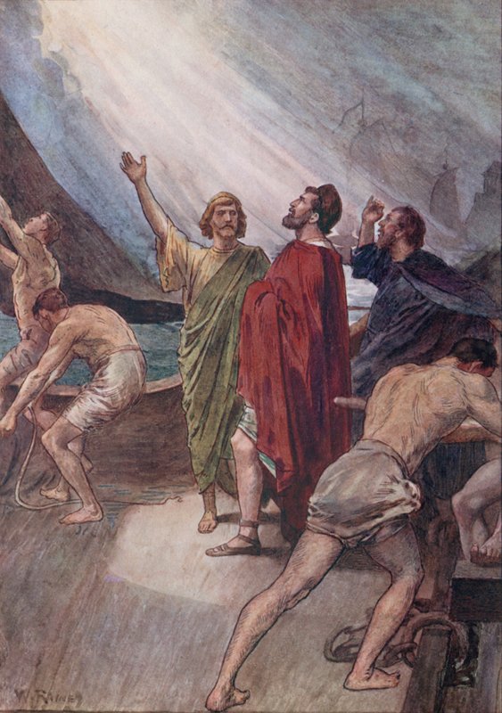 Timoleon wypływa na Sycylię autorstwa William Rainey