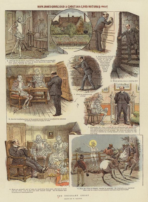 Duch emigranta (chromolitho) autorstwa William Ralston