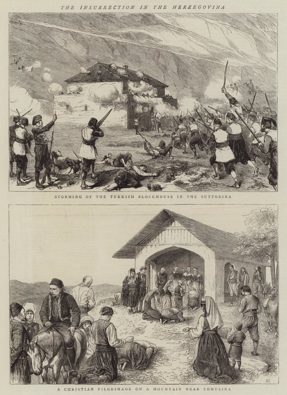 Powstanie w Hercegowinie autorstwa William Ralston