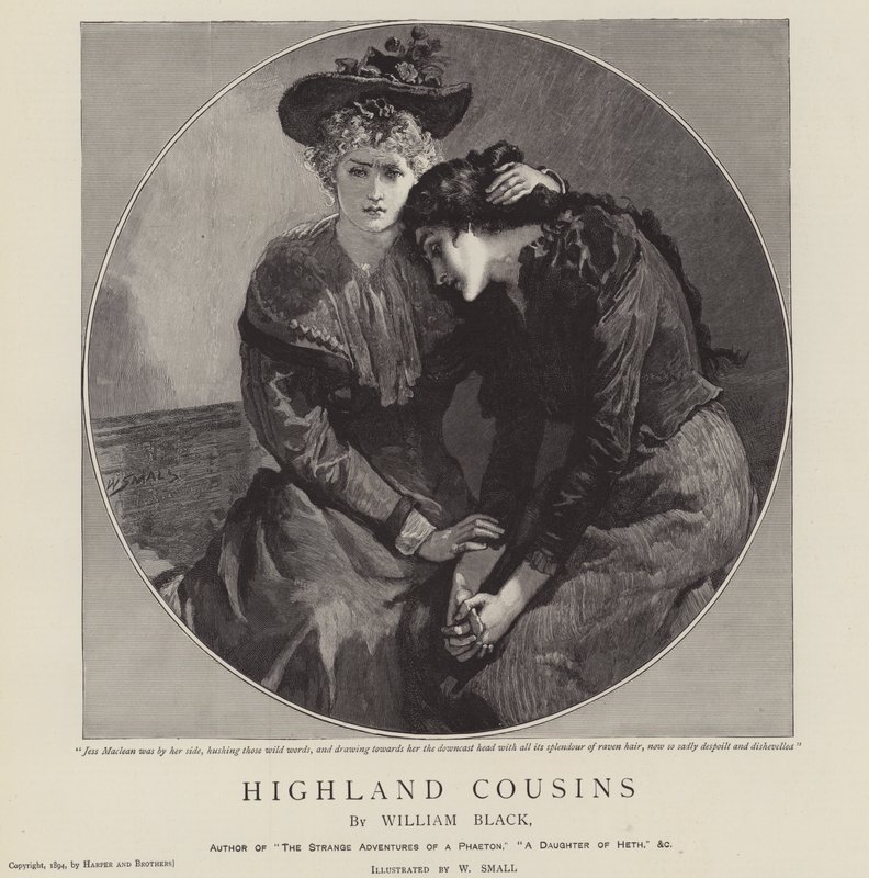 Highland Cousins – William Black autorstwa William Small