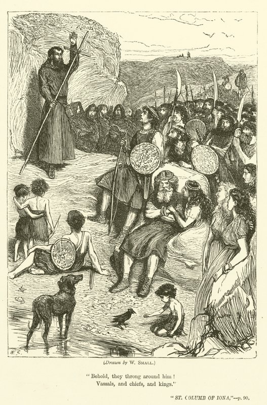 St Columb z Iona autorstwa William Small