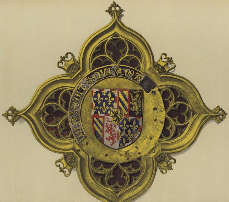 Karol Śmiały, książę Burgundii, ok. 1469-1476-7 (chromolitho) autorstwa William St John Hope