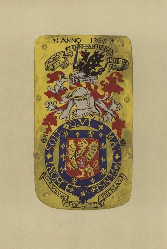 Sir Frank van Hale, ok. 1359-c 1376 (chromolitho) autorstwa William St John Hope