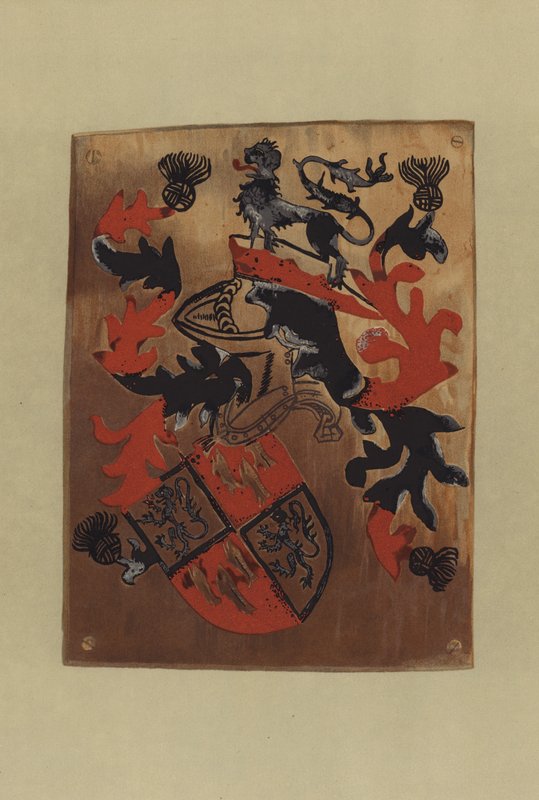 Sir Henry Percy, lord Percy, lord Poynings i hrabia Northumberland, 1474-1489 (chromolitho) autorstwa William St John Hope