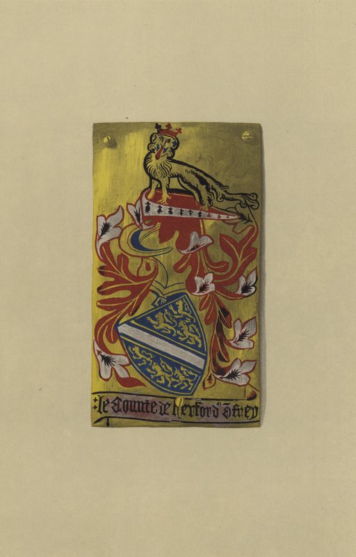 Sir Humphrey de Bohun, hrabia Hereford, Essex i Northampton, 1365-1372-3 (chromolitho) autorstwa William St John Hope