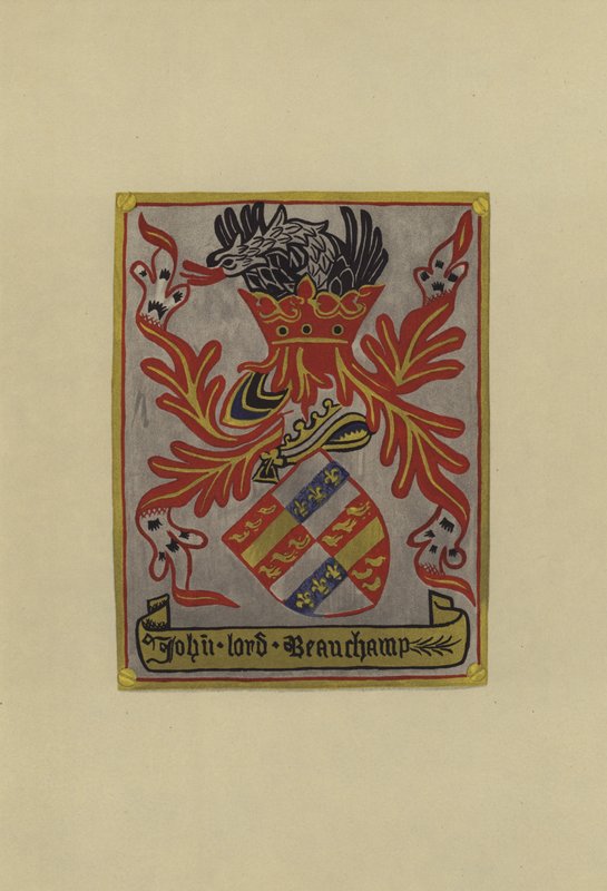 Sir John Beauchamp, lord Beauchamp Powyk, 1445-1475 (chromolitho) autorstwa William St John Hope