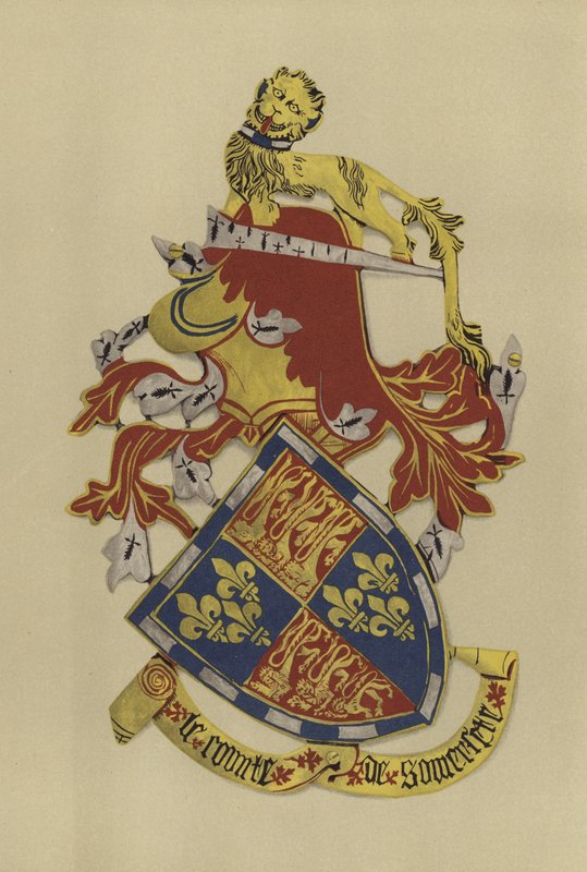 Sir John Beaufort, hrabia Somerset, 1397-1410 (chromolitho) autorstwa William St John Hope