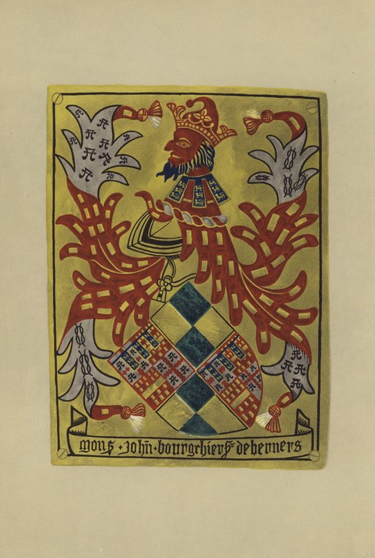 Sir John Bourchier, lord Berners, 1459-1474 (chromolitho) autorstwa William St John Hope