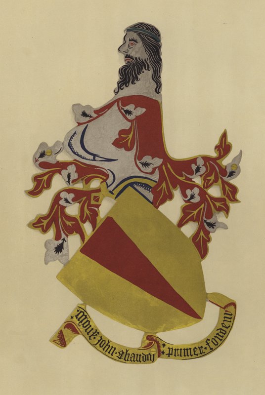 Sir John Chandos, 1348-1369 (chromolitho) autorstwa William St John Hope