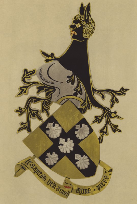 Sir John de Grailly, kapitan de Buch, 1348-1377 (chromolitho) autorstwa William St John Hope