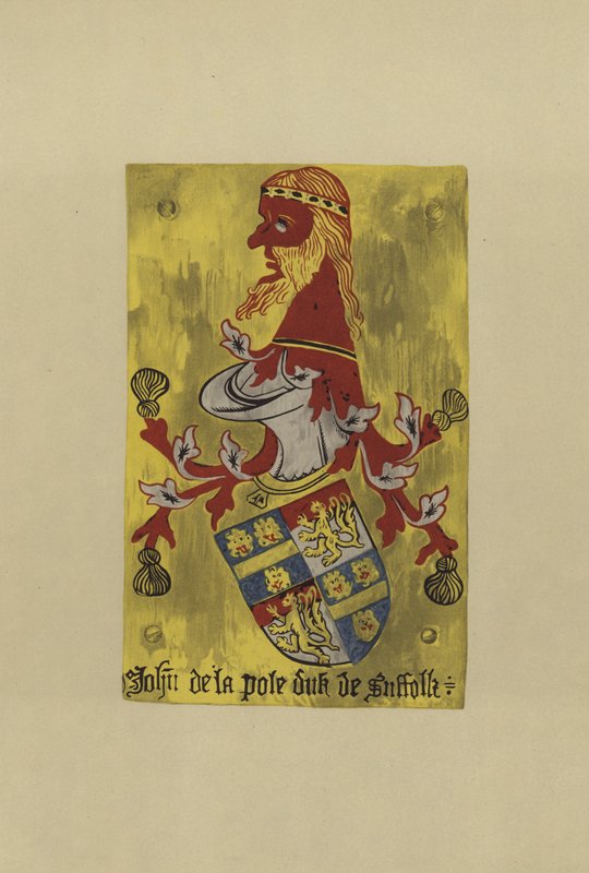 Sir John de la Pole, książę Suffolk, ok. 1472-1491 (chromolitho) autorstwa William St John Hope