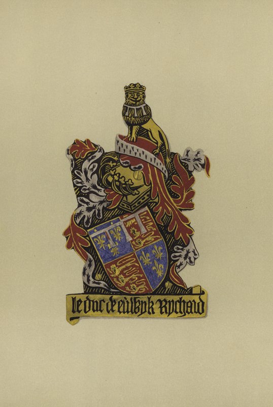 Sir Richard Plantagenet, książę Yorku, 1475-1483 (chromolitho) autorstwa William St John Hope