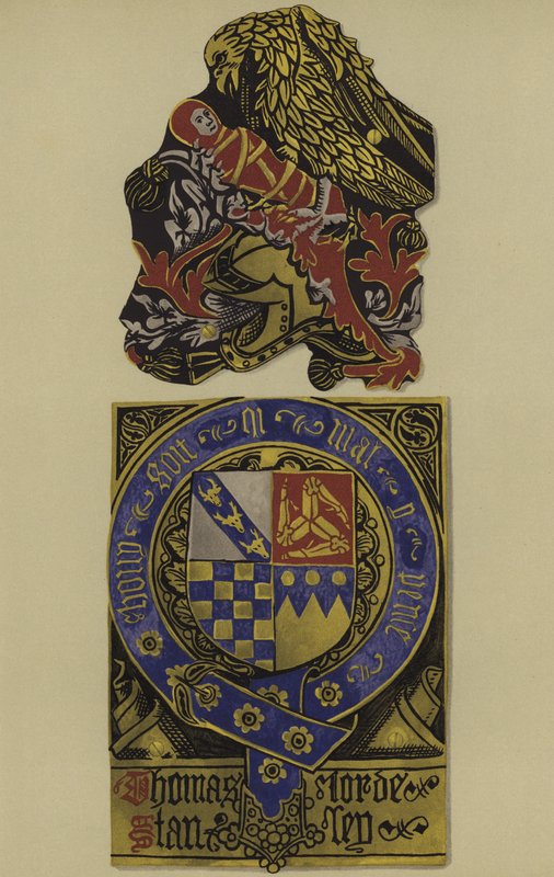 Sir Thomas Stanley, lord Stanley, hrabia Derby, 1483-1504 (chromolitho) autorstwa William St John Hope