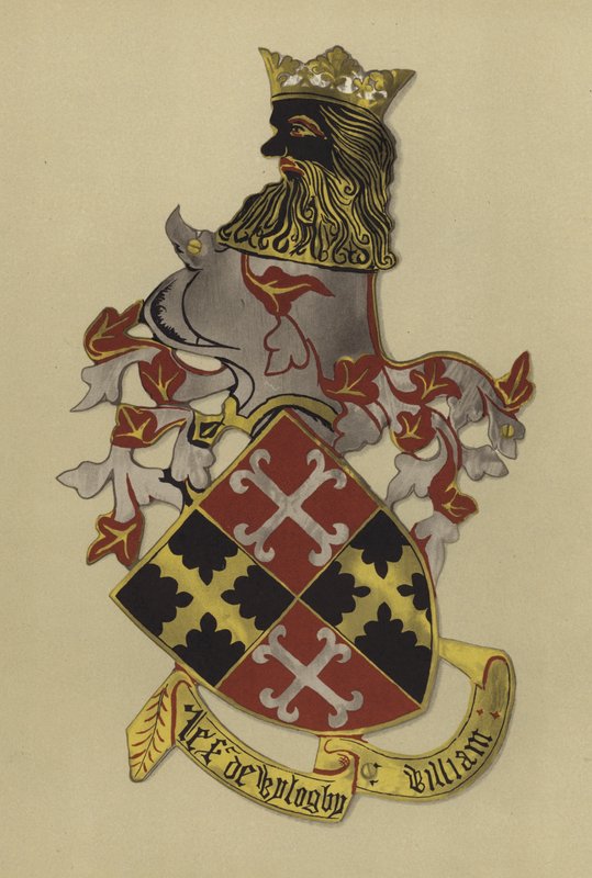 Sir William Willoughby, lord Willoughby dEresby, ok. 1400-1409 (chromolitho) autorstwa William St John Hope